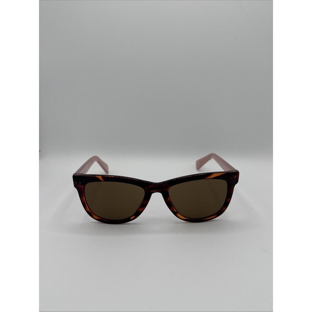 Cole Haan Women's Tortoiseshell Cat Eye Sunglasses with Pink Temples